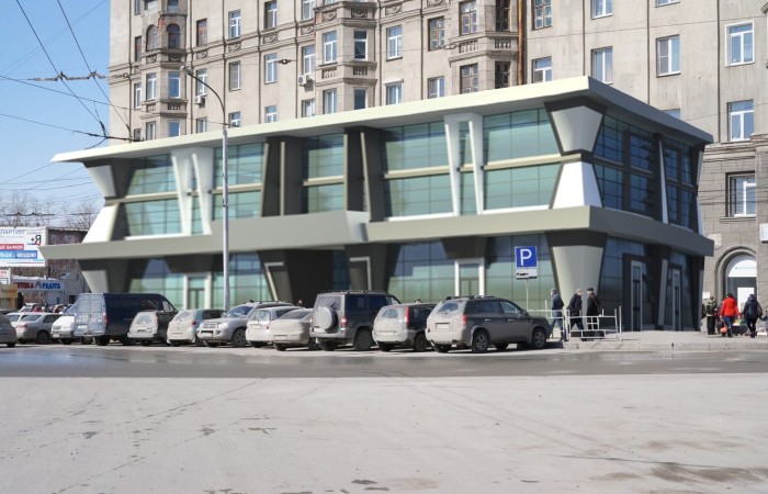 Вид с площади Калинина