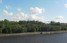 Проект театра. Вид с моста.